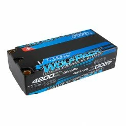 Top 10 🎁 Team Associated 7.6V 4200mAh 2S 50C Wolfpack Shorty HV-LiPo Battery: Tubes, 5mm 🎉