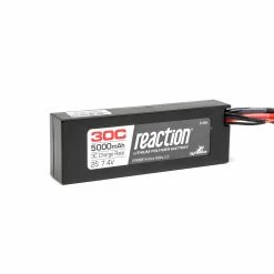 Hot Sale 👏 Dynamite 7.4V 5000mAh 2S 30C Reaction Hardcase LiPo Battery: EC3 ⭐