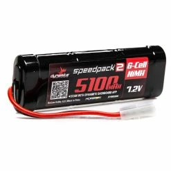 Promo 🧨 Dynamite Speedpack2 7.2V 5100mAh 6C NiMH, Flat Tamiya ❤️