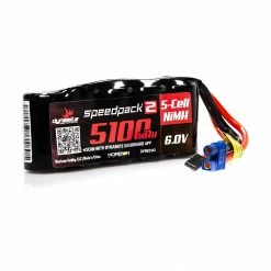 Best deal 🔥 Dynamite Speedpack2 6V 5100mAh 5C NiMH, Flat Receiver Pack ✔️