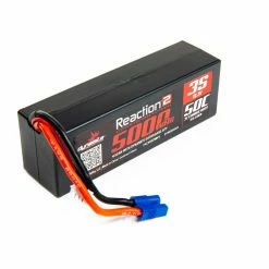 Deals 🔔 Dynamite 11.1V 5000mAh 3S 50C Reaction 2.0 Hardcase LiPo Battery: EC3 🎉