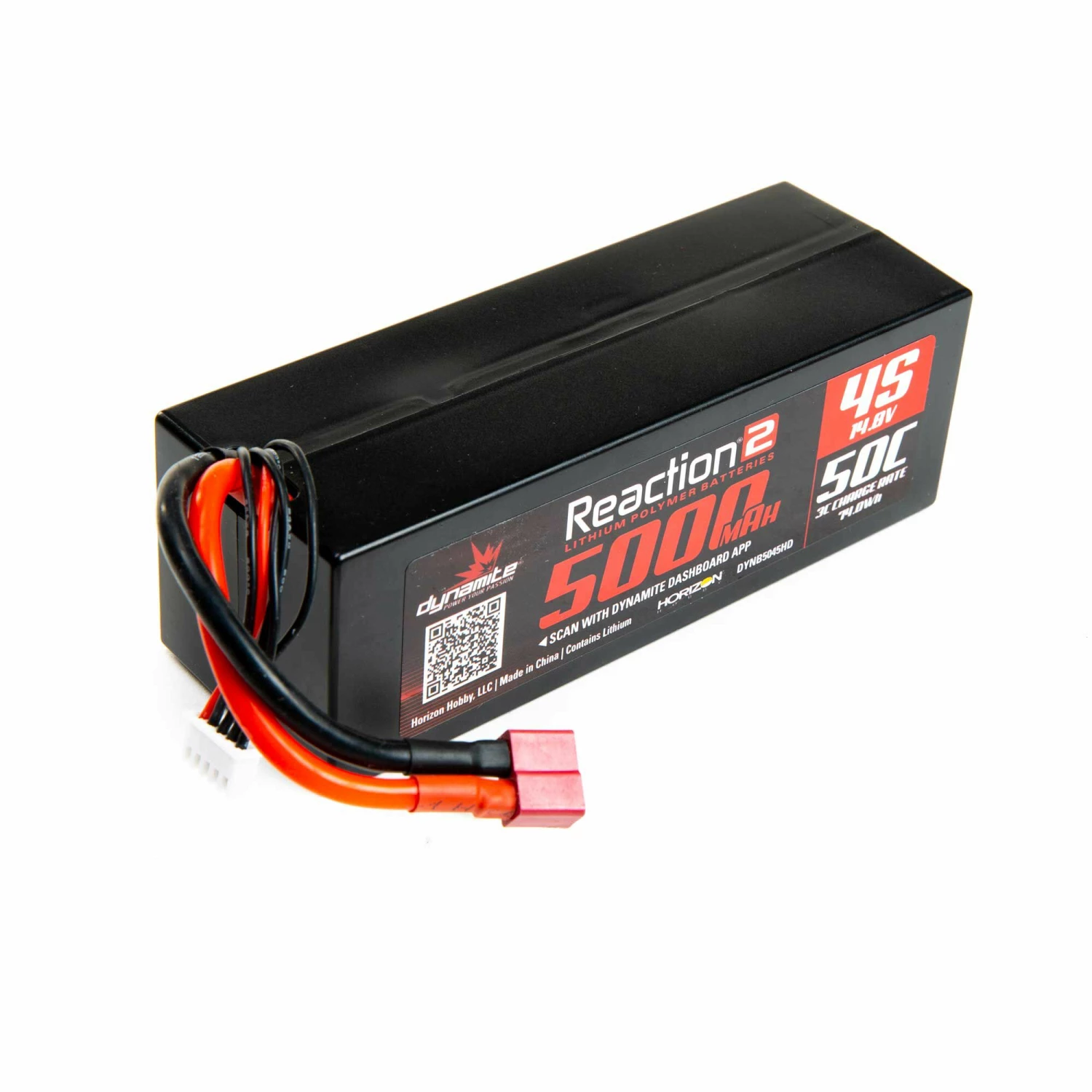 Budget π₯° Dynamite 14.8V 5000mAh 4S 50C Reaction 2.0 Hardcase LiPo Battery: Deans π 1 Budget π₯° Dynamite 14.8V 5000mAh 4S 50C Reaction 2.0 Hardcase LiPo Battery: Deans π