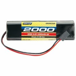 Deals 👍 Onyx 9.6V 2000mAh AA NiMH Square Transmitter Battery: Universal Receiver 🌟