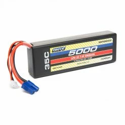 Flash Sale 🧨 Onyx 7.4V 5000mAh 2S 35C Hardcase LiPo Battery: EC3 ⭐
