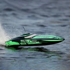 Cheapest 🎁 Pro Boat Impulse 32" Brushless Deep-V RTR with Smart, Black/Green 🤩 32 Cheapest 🎁 Pro Boat Impulse 32" Brushless Deep-V RTR with Smart, Black/Green 🤩 -RC Boats store PRB08037T1 A16 V5WG1KGS