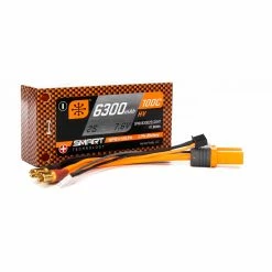 Best Pirce 🥰 Spektrum 7.6V 6300mAh 2S 100C Smart Race Shorty Hardcase HV-LiPo Battery: Tubes, 5mm 🔔