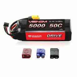 RC Boats store 6 Budget π Venom 11.1V 5000mAh 3S 50C DRIVE LiPo Battery: UNI 2.0 Plug βοΈ