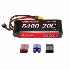 Best reviews of 🧨 Venom 11.1V 5400mAh 3S 20C DRIVE LiPo Battery: UNI 2.0 Plug 🎁